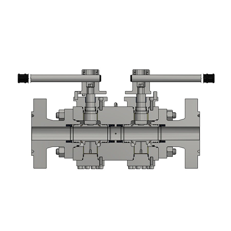 V Series Soft Seat Trunnion Flange x Flange Valve